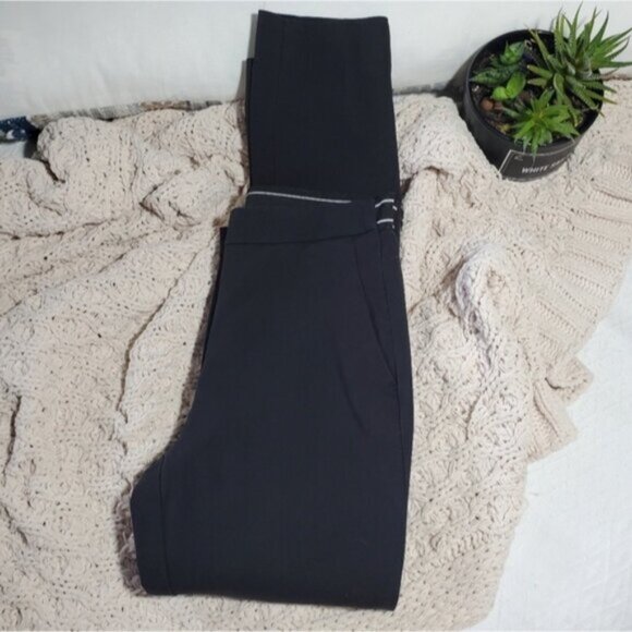 Zara Striped Waistband Cigarette Highwaisted Trouser Ankle Pants- Xs - Picture 16 of 16